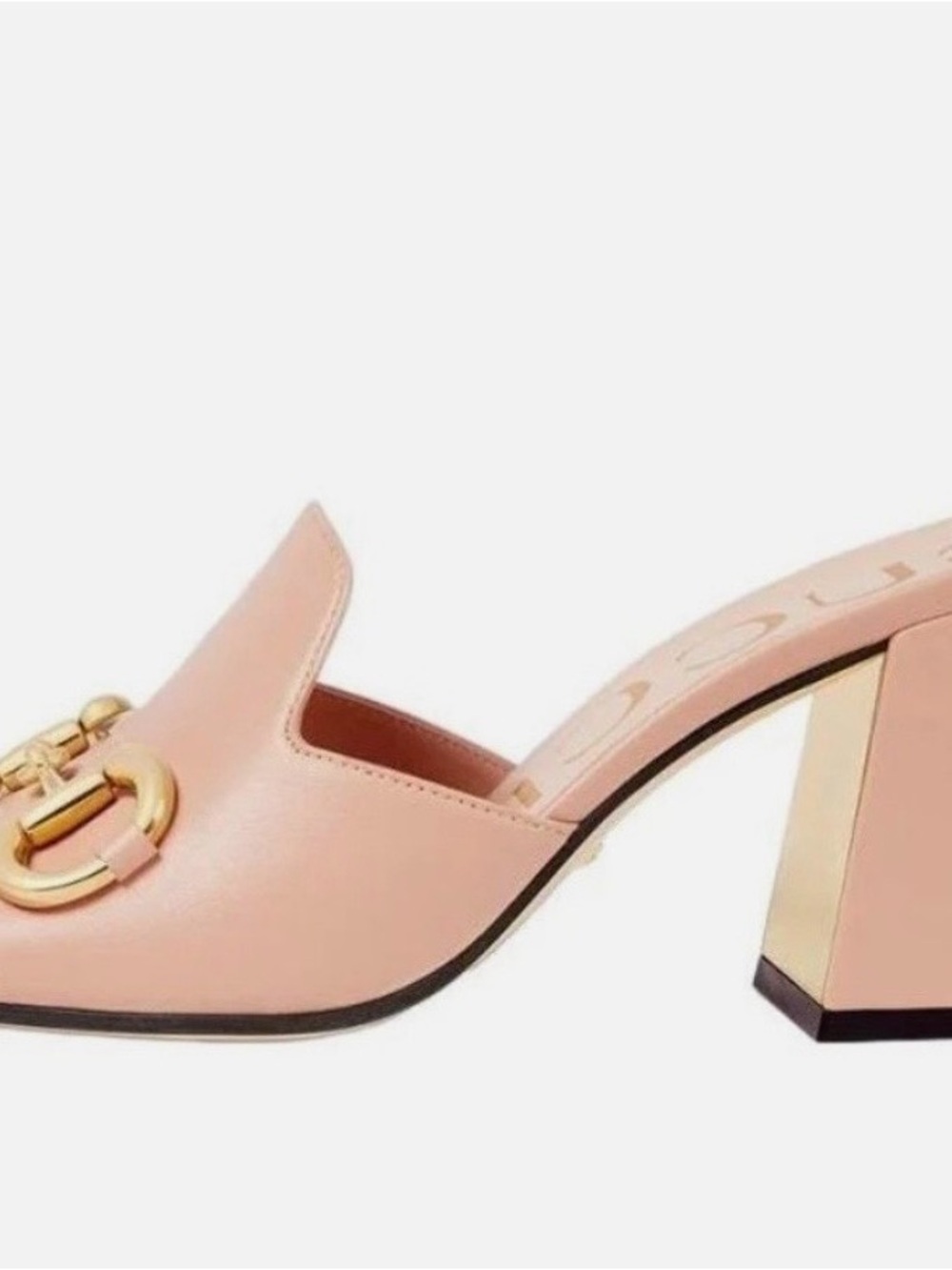 Gucci Horsebit Mules in Light Pink - Picture 2 of 4